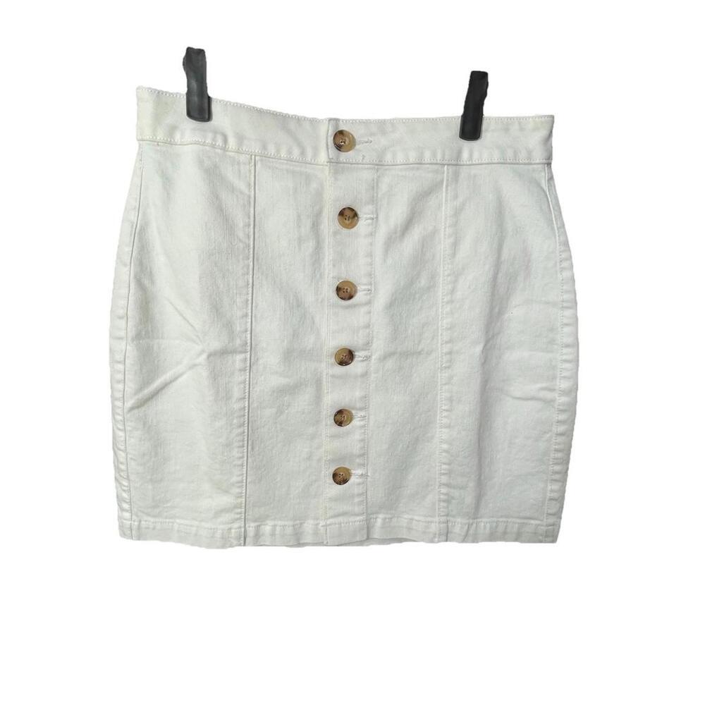 NWT Ann Taylor LOFT Women’s White Casual Skirt Sz 8